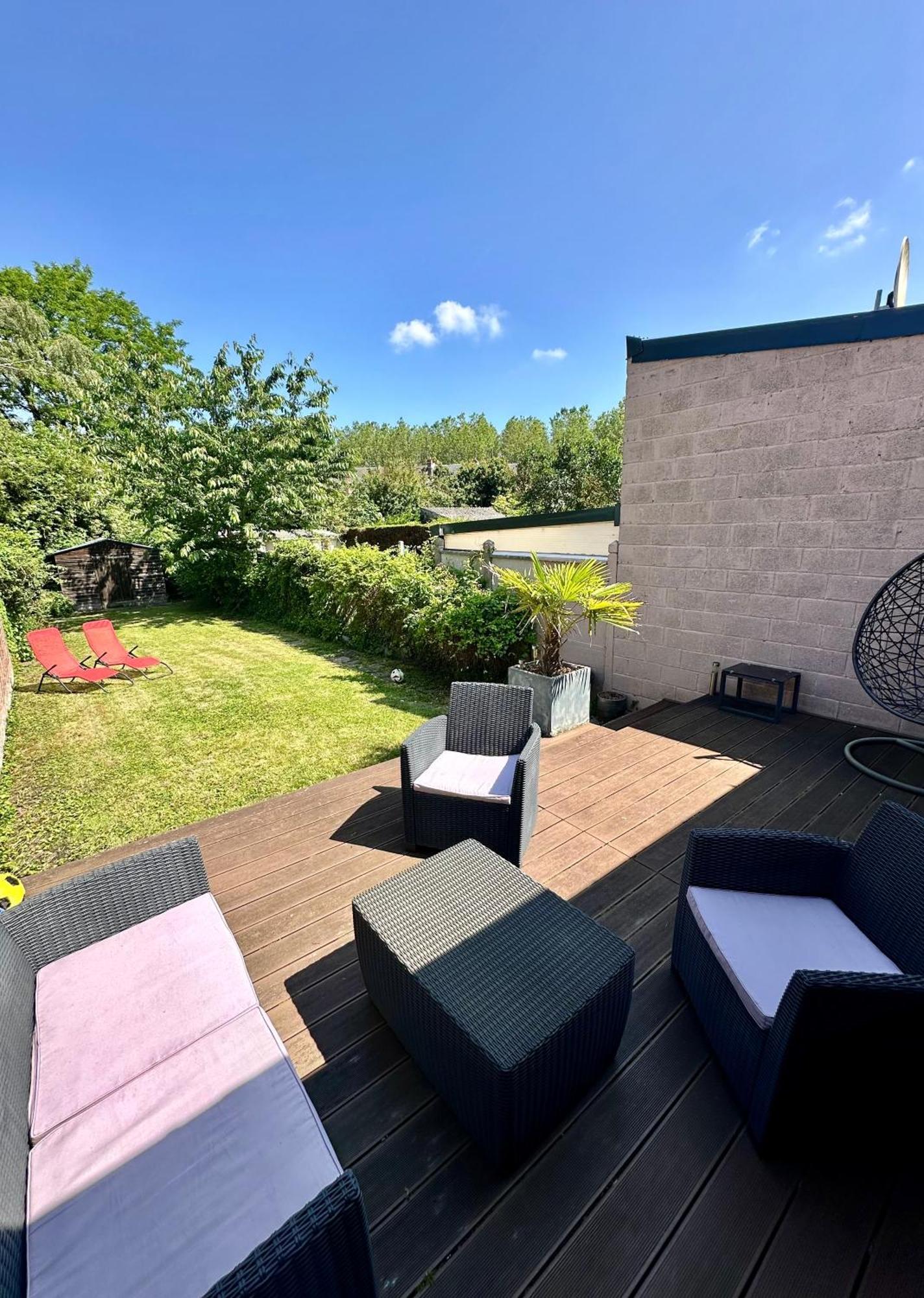 Oasis Citadine Terrasse Intime Jardin Privatif En Plein Centre Ville 70M2 ก็องเบร ภายนอก รูปภาพ